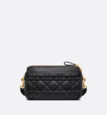 DIOR CARO POUCH Black Supple Cannage Calfskin - Image 5