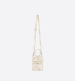 MINI DIOR BOOK TOTE PHONE BAG Dior Jardin d'Hiver Embroidery with Gold-Tone Metallic Thread (13 x 18 x 5 cm) - Image 2