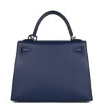 Hermès Kelly Sellier 25 Bleu Saphir Epsom Palladium Hardware - Image 4