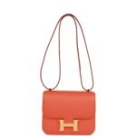 Hermès Constance 18 Orange Swift Gold Hardware - Image 7