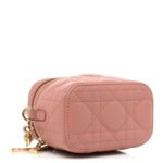 CHRISTIAN DIOR Lambskin Cannage Micro Vanity Case - Image 3