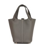 Hermès Picotin Lock 18 Gris Meyer Clemence Gold Hardware - Image 4