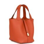 Hermès Picotin Lock 18 Orange Clemence Gold Hardware - Image 2