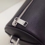 Dior Roller Pouch In Black Grained Calfskin - Image 4