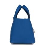 Hermès Picotin Lock 18 Bleu France Clemence Palladium Hardware - Image 3