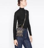 MINI DIOR BOOK TOTE PHONE BAG Blue Toile de Jouy Reverse Embroidery (13 x 18 x 5 cm) - Image 6