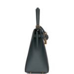 Hermès Kelly Sellier 25 Bleu Orage Epsom Gold Hardware - Image 3