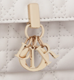 LADY DIOR CHAIN POUCH Latte Cannage Lambskin - Image 4