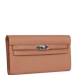 Hermès Kelly Wallet To Go Quebracho Chevre Palladium Hardware - Image 2