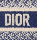 MINI DIOR BOOK TOTE Blue Toile de Jouy Embroidery (22.5 x 15 x 6 cm) - Image 3