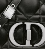 LARGE DIOR CARO BAG Black Quilted Macrocannage Calfskin - Image 6