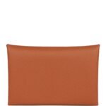 Hermès Calvi Card Holder Gold Epsom Palladium Hardware