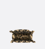 MINI DIOR BOOK TOTE PHONE BAG Beige Multicolor Mizza Embroidery (13 x 18 x 5 cm) - Image 4