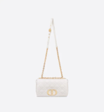 MEDIUM DIOR CARO BAG Ivory Supple Cannage Calfskin - Image 2