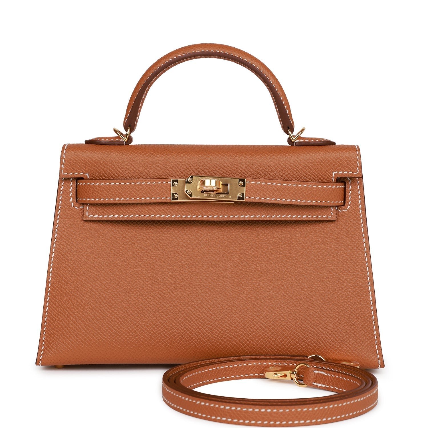 F5B0E807-E8DB-B9AB-BE0C-2FC3ABA50102 Hermès Kelly Sellier 20 Gold Epsom Gold Hardware - Image 1
