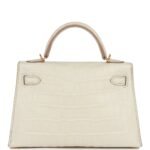 Hermès Kelly Sellier 20cm Beton Matte Alligator Gold Hardware (HANDMADE) - Image 4