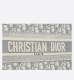MEDIUM DIOR BOOK TOTE Gray Dior Oblique Embroidery (36 x 27.5 x 16.5 cm) - Image 3
