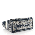 CHRISTIAN DIOR Toile de Jouy Embroidered Medium Lady D-Lite Blue - Image 3