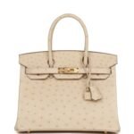 Hermès Birkin 30 Parchemin Ostrich Gold Hardware