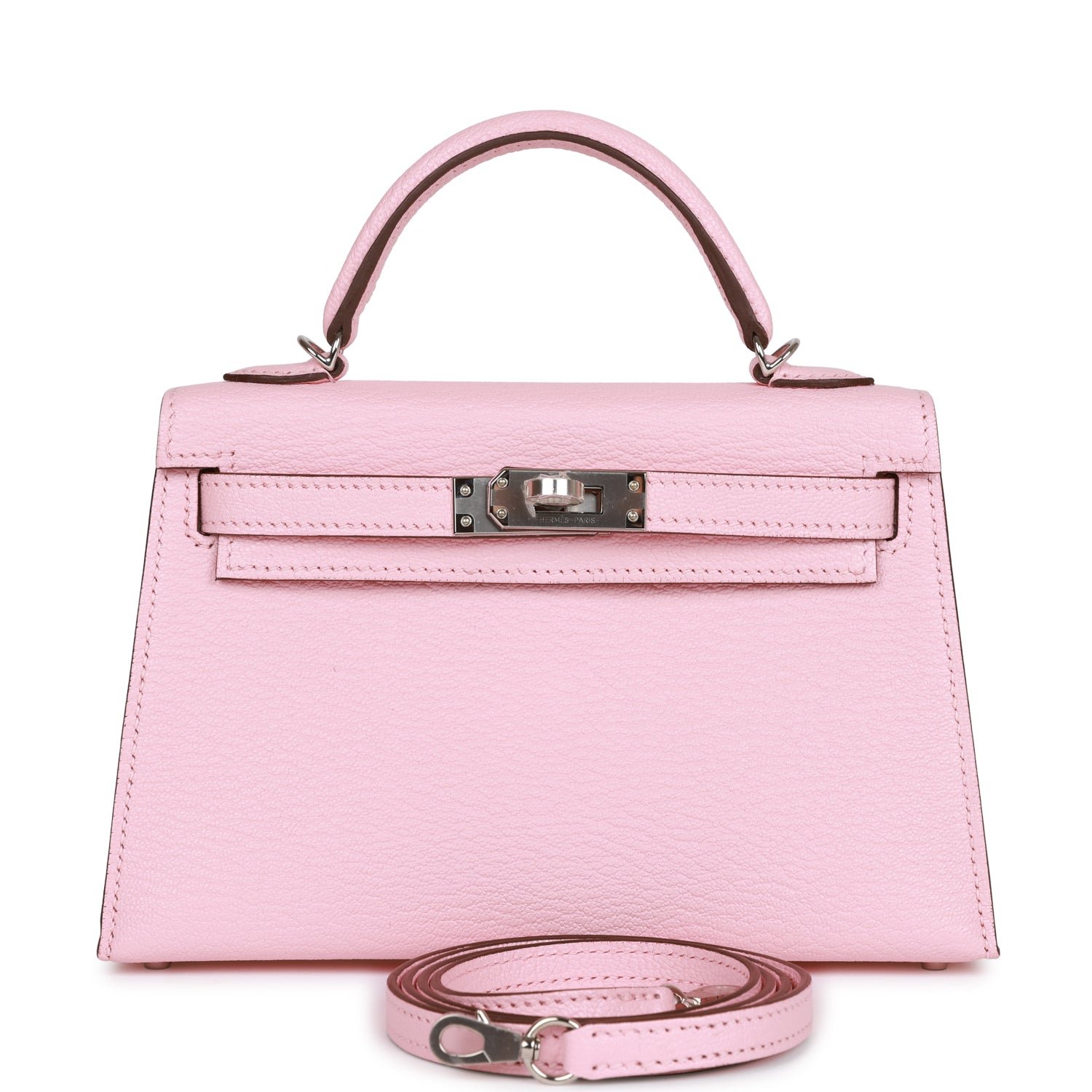 F96A4EB5-ADEF-173C-035C-57222A32B249 Hermès Kelly Sellier 20 Rose Sakura Chevre Palladium Hardware - Image 1