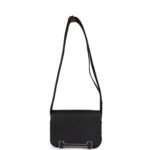 Hermès Geta Black Chevre Palladium Hardware - Image 7