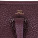 Hermès Evelyne TPM Cassis Clemence Gold Hardware - Image 8