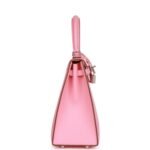 Hermès Kelly Sellier 25 Rose Confetti Epsom Palladium Hardware - Image 3