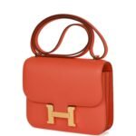 Hermès Constance 18 Orange Swift Gold Hardware - Image 5