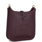Hermès Evelyne TPM Cassis Clemence Gold Hardware - Image 2