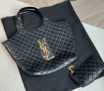 SAINT LAURENT ICARE MAXI SHOPPING BAG IN QUILTED LAMBSKIN - Image 5
