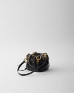 Prada Dangle Leather Top-Handle Mini-Bag - Image 3