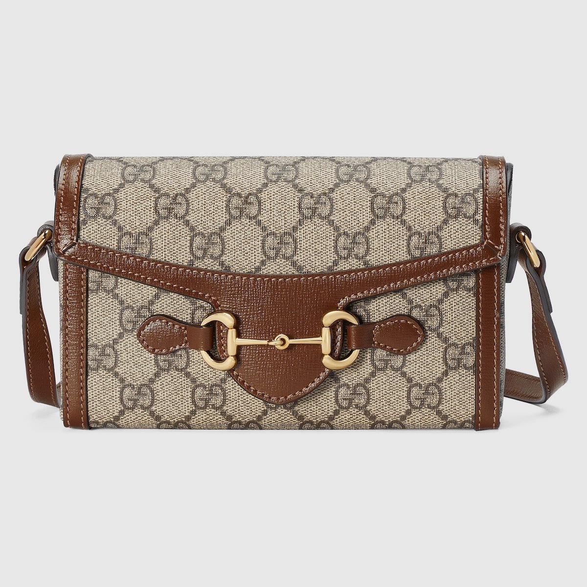 03a38dbc5655401bb99ae7407f4a7837.jpg Gucci Horsebit 1955 Mini Bag - Image 1