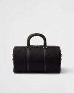 Prada Re-Edition 1978 Medium Re-Nylon and Saffiano Leather Top-Handle Bag - Image 4