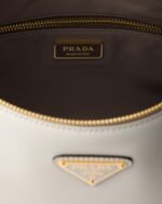 Prada Aimée Large Leather Shoulder Bag - Image 4