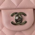 Chanel Classic 11.12 Handbag Caviar Silver Hardware - Image 3