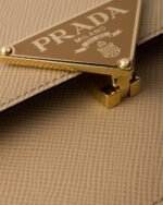 Saffiano Leather Flap Shoulder Bag - Image 5