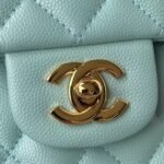 Chanel Small Classic Handbag Caviar Gold Hardware - Image 3