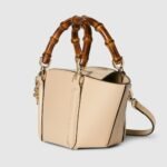 Mini Bamboo Top Handle Tote Bag - Image 2
