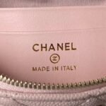 Chanel 24S AP4000 Mini Clutch with Chain Crossbody Bag Light Pink Caviar Light Gold Hardware - Image 8