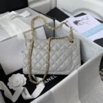 Chanel Small Classic Handbag Caviar Gold Hardware - Image 2