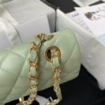 Chanel Small Classic Handbag Caviar Gold Hardware - Image 4
