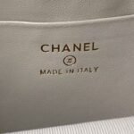 Chanel 24C AP3573 Mini Backpack Lambskin Gold Metal Grey - Image 9