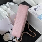 Chanel Small Classic Handbag Gold Hardware - Image 5