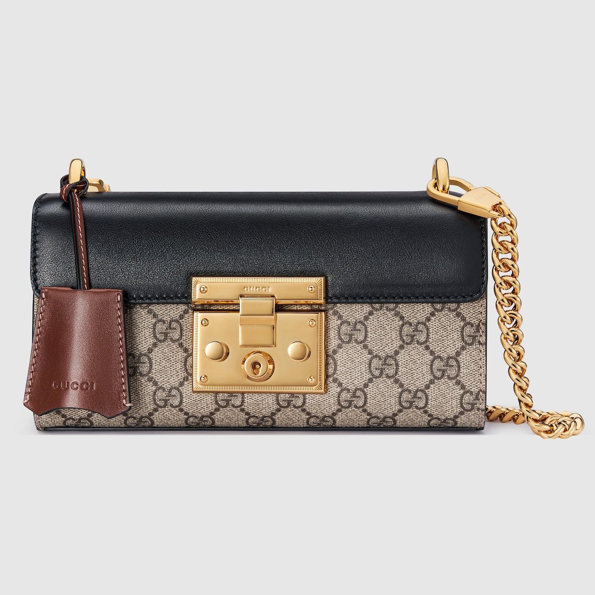 38984e8f8d69431ca40fd440b7d1c6a4.jpg Padlock Mini shoulder Bag - Image 1