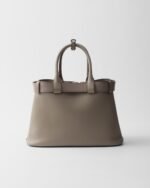Prada Buckle Small Leather Handbag With Belt - Image 4