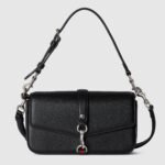 Small Crossbody Bag With Hook Closure
