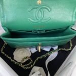 Chanel Small Classic Handbag Gold Hardware - Image 6