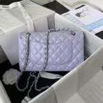 Chanel Classic 11.12 Handbag Silver Hardware - Image 2