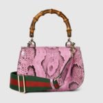 Gucci Bamboo 1947 small python bag - Image 5