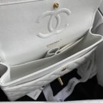 Chanel Classic 11.12 Handbag Caviar Gold Hardware - Image 6